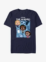 Marvel The Marvels Chibi Heroes Poster T-Shirt