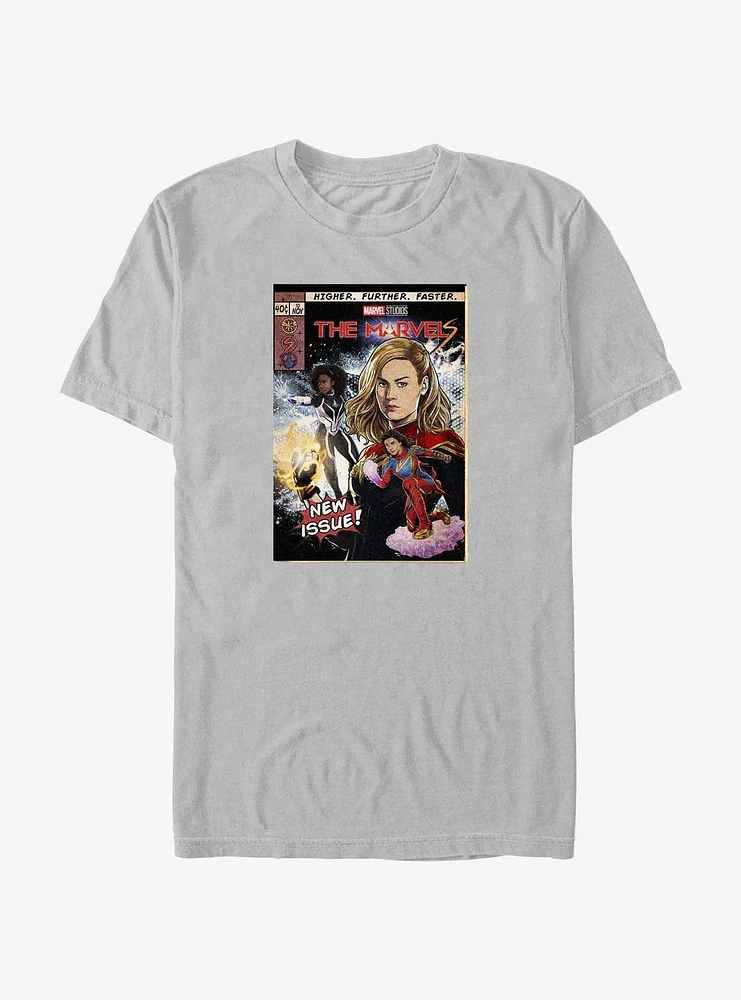 Marvel The Marvels Comic Book Cover T-Shirt Hot Topic Web Exclusive