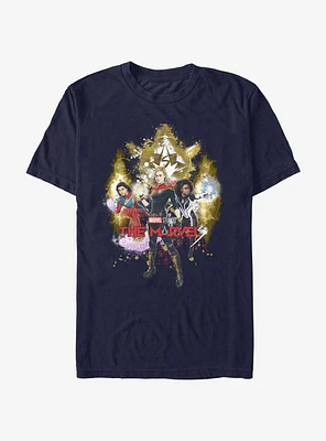 Marvel The Marvels Splatter Power T-Shirt Hot Topic Web Exclusive