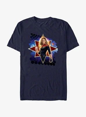 Marvel The Marvels Captain Hero Bust T-Shirt