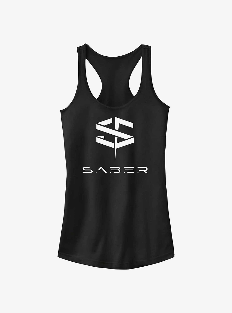 Marvel The Marvels Saber Logo Girls Tank