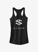 Marvel The Marvels Saber Logo Girls Tank