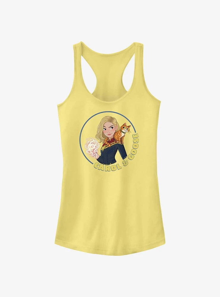 Marvel The Marvels Carol And Goose Girls Tank