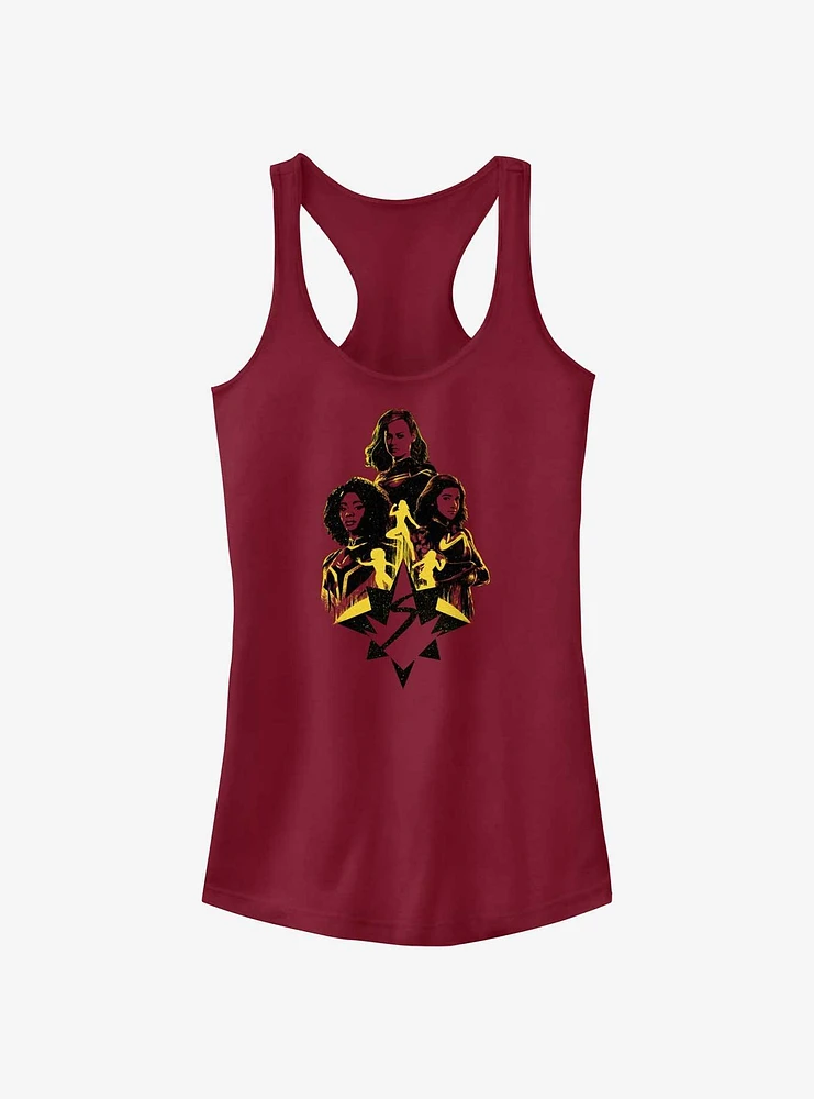 Marvel The Marvels Team Icon Girls Tank