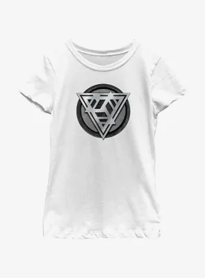 Marvel The Marvels Kree Empire Logo Youth Girls T-Shirt