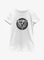 Marvel The Marvels Kree Empire Logo Youth Girls T-Shirt