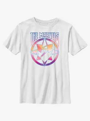 Marvel The Marvels Pastel Crest Youth T-Shirt