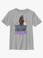 Marvel The Marvels Flerken Fury Youth T-Shirt