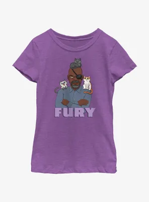 Marvel The Marvels Flerken Fury Youth Girls T-Shirt