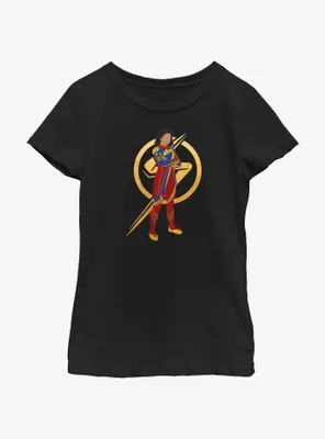 Marvel The Marvels Ms. Silhouette Youth Girls T-Shirt