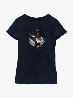 Marvel The Marvels Photon Silhouette Youth Girls T-Shirt