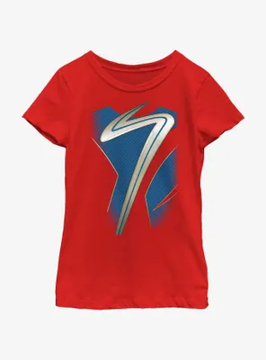 Marvel The Marvels Ms. Costume Youth Girls T-Shirt