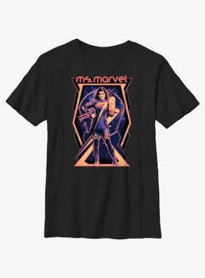 Marvel The Marvels Ms. Poster Youth T-Shirt
