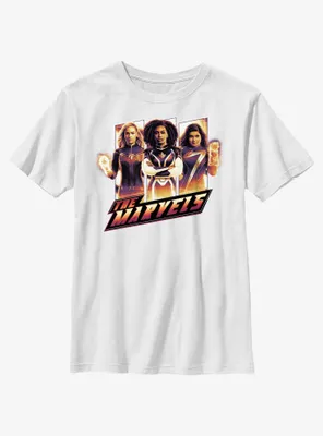 Marvel The Marvels Team Pose Youth T-Shirt