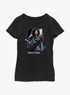 Marvel The Marvels Photon Badge Youth Girls T-Shirt