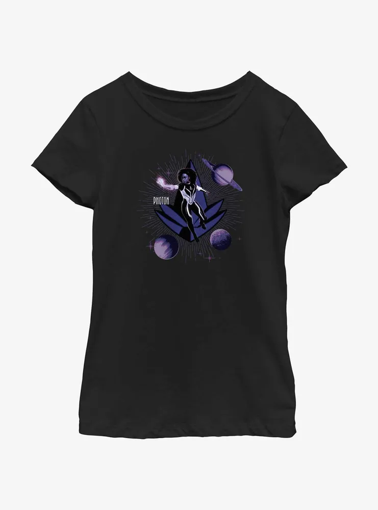 Marvel The Marvels Photon Interplanetary Youth Girls T-Shirt