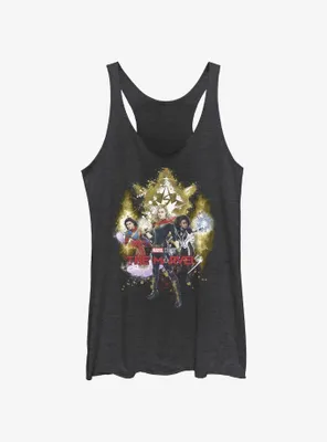 Marvel The Marvels Splatter Power Womens Tank Top BoxLunch Web Exclusive