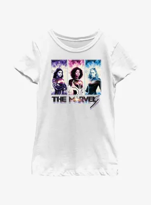 Marvel The Marvels Box-Up Youth Girls T-Shirt
