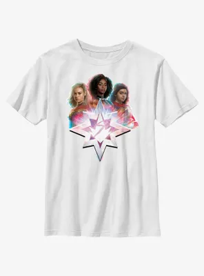 Marvel The Marvels Glitched Hero Youth T-Shirt