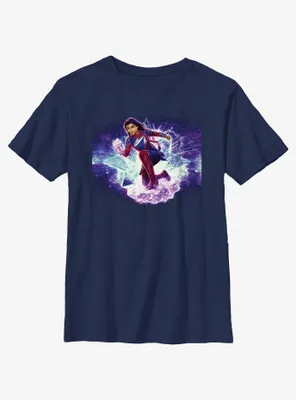 Marvel The Marvels Galactic Hero Ms. Youth T-Shirt