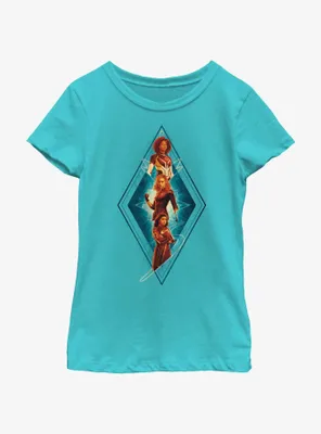 Marvel The Marvels Totem Team Youth Girls T-Shirt