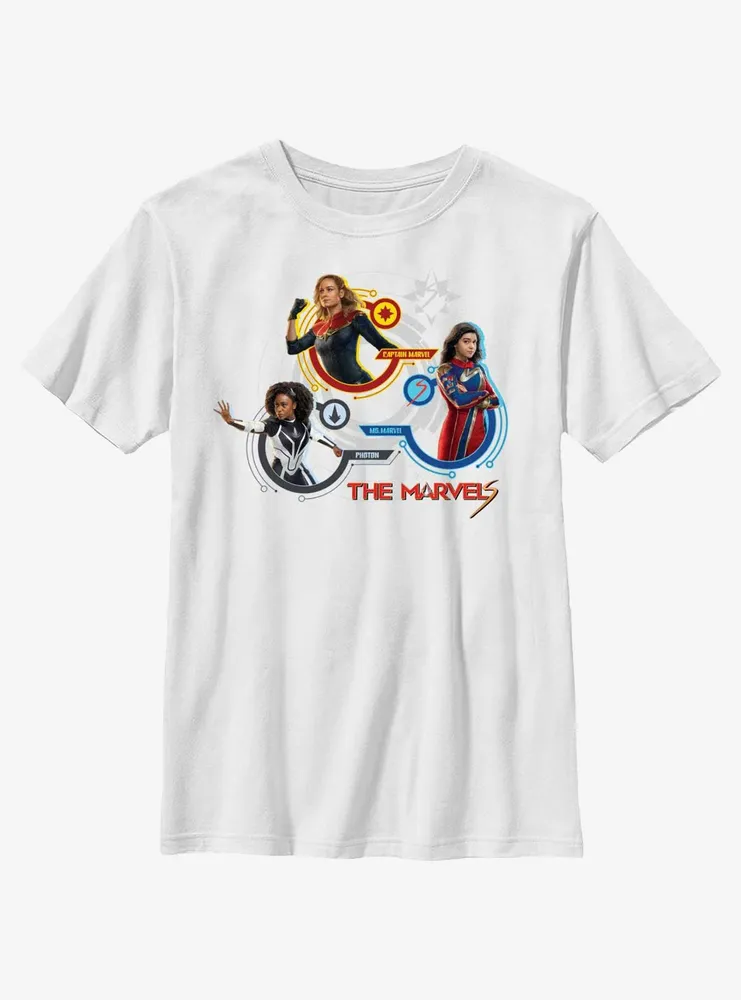 Marvel The Marvels Team Youth T-Shirt