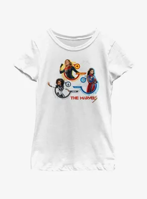 Marvel The Marvels Team Youth Girls T-Shirt