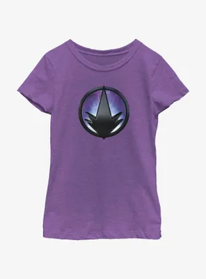 Marvel The Marvels Photon Badge Logo Youth Girls T-Shirt