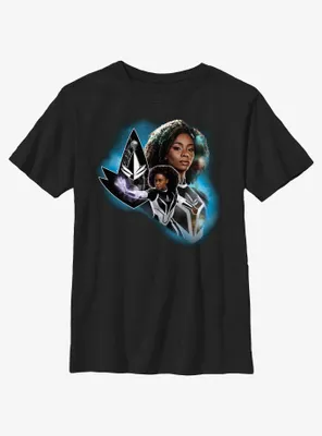 Marvel The Marvels Photon Hero Bust Youth T-Shirt