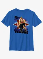 Marvel The Marvels Captain Hero Bust Youth T-Shirt