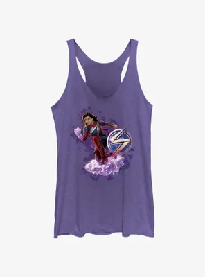 Marvel The Marvels Ms. Hero Pose Womens Tank Top