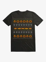 Ugly Chirstmas Pumpkin Skull Candy T-Shirt