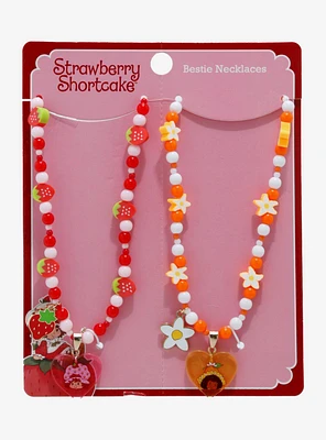 Strawberry Shortcake Orange Blossom Best Friend Beaded Necklace Set