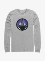 Marvel The Marvels Photon Badge Logo Long-Sleeve T-Shirt