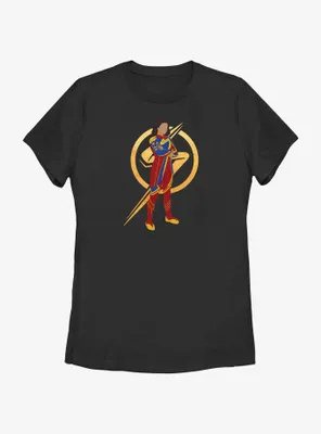 Marvel The Marvels Ms. Silhouette Womens T-Shirt
