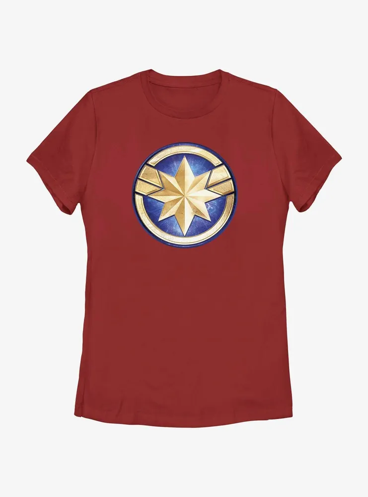 Marvel The Marvels Captain Logo Womens T-Shirt