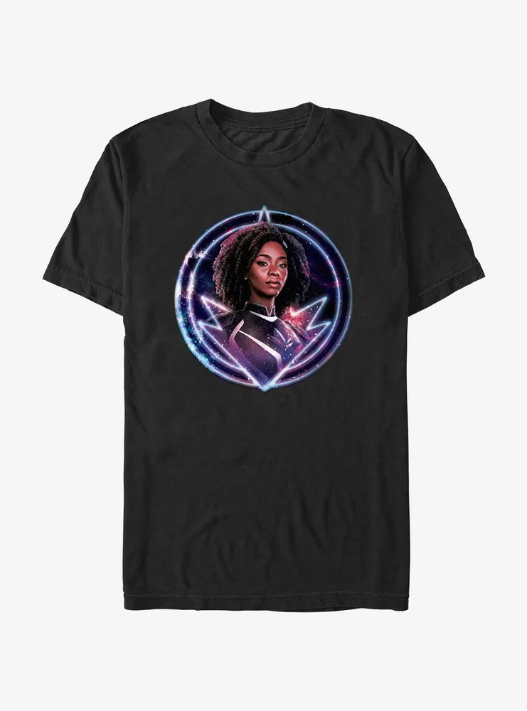 Marvel The Marvels Photon Galaxy Badge T-Shirt