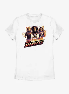 Marvel The Marvels Team Pose Womens T-Shirt