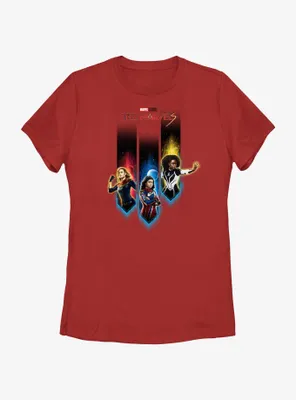 Marvel The Marvels Interplanetary Heroes Womens T-Shirt