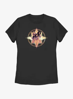 Marvel The Marvels Hero Lockup Womens T-Shirt