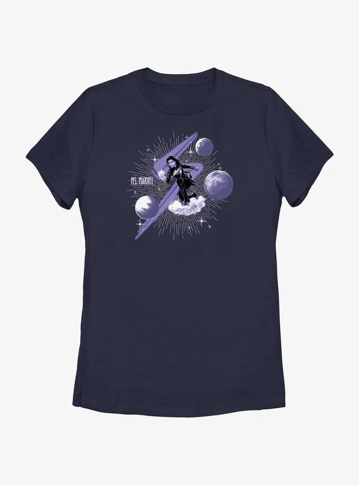 Marvel The Marvels Ms. Interplanetary Womens T-Shirt