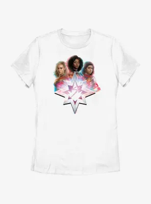 Marvel The Marvels Glitched Hero Womens T-Shirt