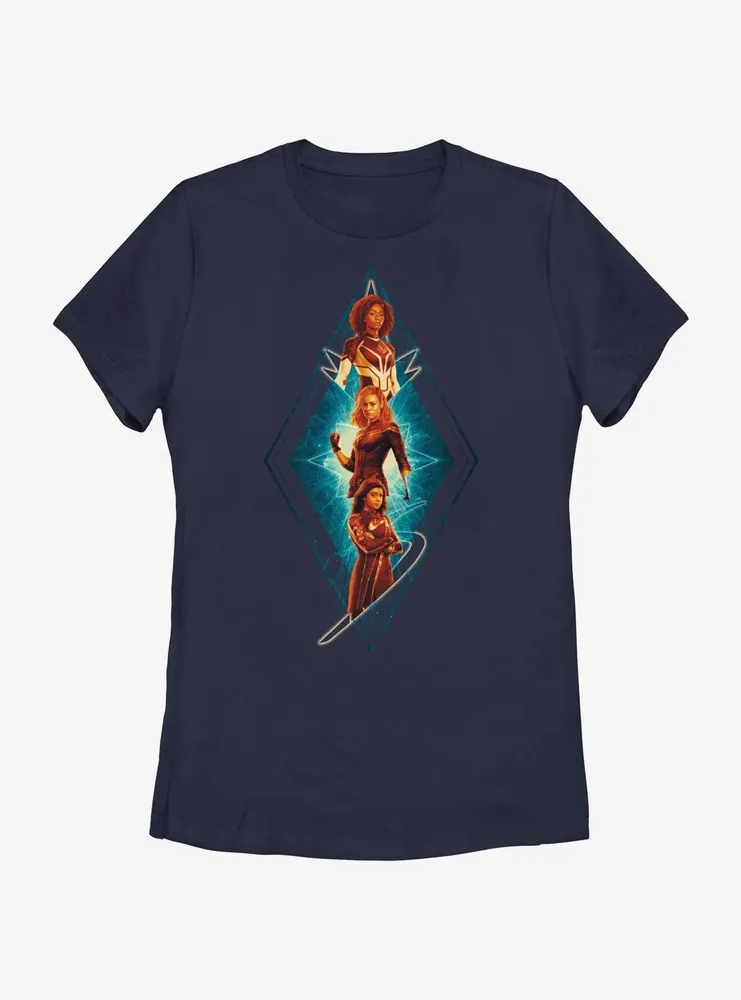 Marvel The Marvels Totem Team Womens T-Shirt