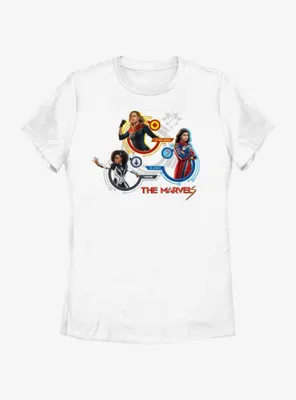 Marvel The Marvels Team Womens T-Shirt