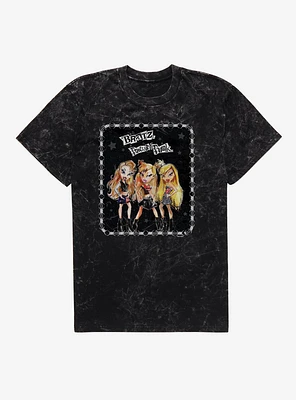 Bratz Barb Wire Frame Mineral Wash T-Shirt