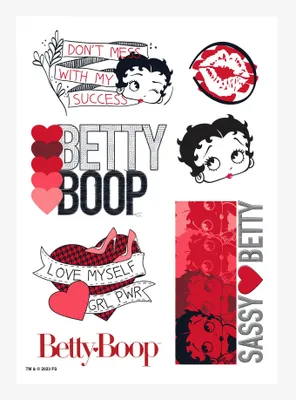 Betty Boop Love Myself Kiss-Cut Sticker Sheet