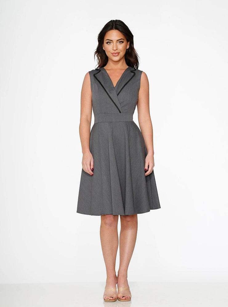 Grey Swing Dress