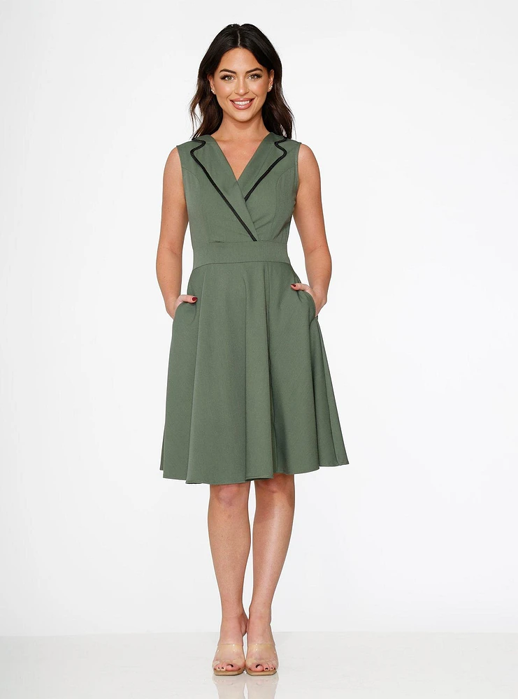 Olive Swing Dress