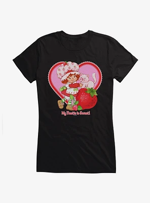 Strawberry Shortcake & Custard My Bestie Is Sweet Girls T-Shirt