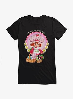 Strawberry Shortcake A Little Love Is All It Takes Girls T-Shirt